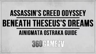 Assassins Creed Odyssey Beneath Theseuss Dreams Ainigmata Ostraka Location Abantis Islands [upl. by Stelu]