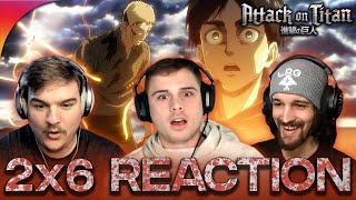 Attack On Titan 2x6 Reaction quotWarriorsquot [upl. by Conlee]