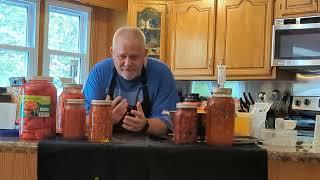 Blending the Reapers Habanada ferments and setting up tomato ferments [upl. by Huoh]