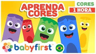 Desenhos Educativos Para Crianças  Aprenda Cores  Videos Educativos Infantil 2 Anos  BabyFirst [upl. by Cykana903]