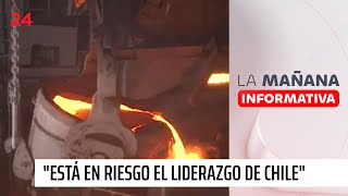 Peor desempeño de Codelco en 25 años quotEstá en riesgo el liderazgo de Chilequot  24 Horas TVN Chile [upl. by Ode799]