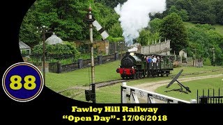 Fawley Hill Railway  Open Day  Steepest Railway in Britain  17062018 [upl. by Nagaet261]