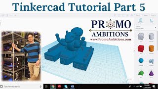 Tinkercad Tutorial Part 5  Circular Patterns and Slicing [upl. by Pepe]