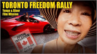 Toronto Freedom Rally  Cool Cars  Yonge amp Bloor [upl. by Holt214]