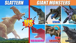 Slattern vs Giant Monsters  SPORE [upl. by Uzzia]