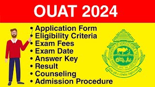 OUAT 2024  Application form Eligibility Criteria Exam Date Syllabus [upl. by Ginsberg]