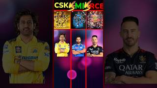 CSK VS MI VS RCB 🏏🇮🇳🏏 IPL India short [upl. by Esinehc]