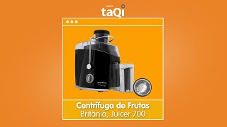 Centrífuga de Frutas Britânia Juicer 700 400 Watts [upl. by Rolecnahc]