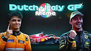 F1 2024 Dutch  Italian GP MEME RECAP [upl. by Tyler]