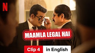 Maamla Legal Hai Season 1 Clip 4  Trailer in English  Netflix [upl. by Resarf]