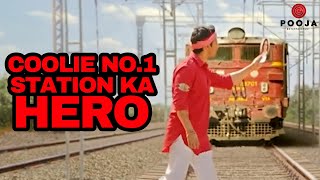 Coolie No 1 hua station ka Hero  Coolie no 1  Varun Dhawan  Sara Ali Khan [upl. by Yodlem153]