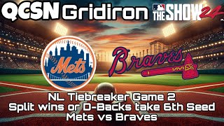 NL Tiebreaker Game 2  Mets vs Braves  MLB The Show 24 [upl. by Aala]