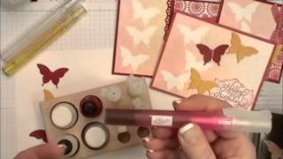 Stampin Up Spritzers July Technique Challenge [upl. by Laurianne168]