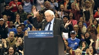 Bernie Sanders put a bird on it at Portland rally [upl. by Tawnya]