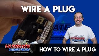 how to wire a plug  ultimate handyman DIY tips [upl. by Leakim966]