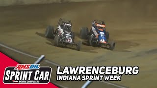 HIGHLIGHTS USAC AMSOIL National Sprint Cars  Lawrenceburg Speedway  July 23 2023 [upl. by Flory]