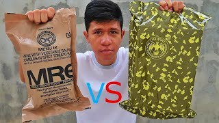 MRE ทหารอเมริกา vs MRE ทหารรัสเซีย  US Military MRE vs Russian Military MRE [upl. by Oratnek]