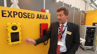 Vingtor Stentofon launches Call and Alarm panels at Nor Shipping 2013 [upl. by Barabbas]