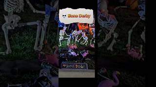 DIY Halloween decorations Skeleton Bone Derby Race halloween halloweendecor spookyseason [upl. by Abita]