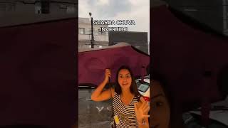 GUARDA CHUVA INVERTIDO A MELHOR INVENÇÃO DE TODOS OS TEMPOS shorts [upl. by Salita]