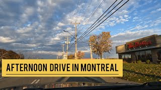 Driving in Montreal Exploring Fairview Pointe Claire to Cote Vertu Montreal Quebec 4K60FPS [upl. by Noy197]