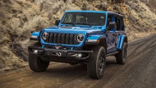 2024 Jeep Wrangler Rubicon Start Up Exhaust Test Drive Walkaround POV and Review [upl. by Nymassej]