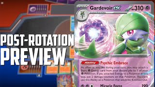 Gardevoir ex POSTROTATION PREVIEW WITH DECK LISTS  Pokemon TCG [upl. by Merkle]