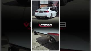 BMW 340i F30  GPFDelete and 200Cell Sports Cat Static Exhaust Sound by Cobra Sport Exhausts [upl. by Crespi94]