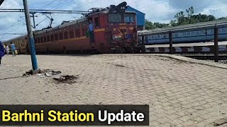 Barhni Station। Redevelopment Works। बढ़नी स्टेशन। स्टेशन पर चल रहे निर्माण कार्यों की झलक देखें। [upl. by Trevar]