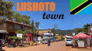 Tanzania  LUSHOTO town Wilhelmstal in 2024  impressions attractions buildings street scenery [upl. by Anerehs]