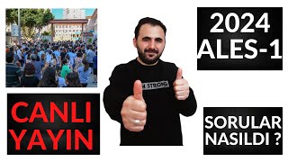 2024 ALES 1 Matematik Soruları Nasıldı  2024 Ales sorularını yorumluyoruz 2024ales1 [upl. by Gleason]