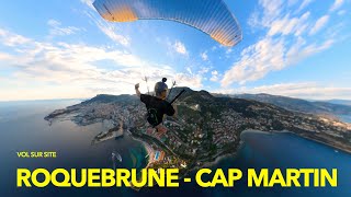 Parapente  🪂🌞🌊🏖️ Niviuk Hook 6  Plouf en bord de mer 📍Roquebrune Cap Martin  Vol 132  030524 [upl. by Malkah]