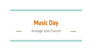 Music Day at Acreage SDA Church [upl. by Pride333]