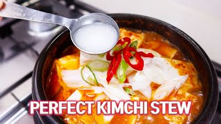 How to Make Perfect Kimchi Stew l Better Than Restaurants [upl. by Geralda121]