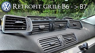 Retrofit grile VW Passat B6 la B7  Priza 220V [upl. by Ennaed]