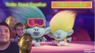 Trolls Band Together trailer 2 reaction [upl. by Brandie]