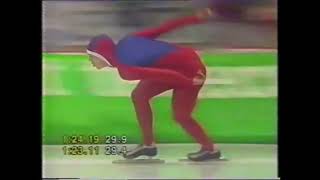 Johann Olav Koss vinner VM på skøyter 1991 i Herenveen og setter ny verdensrekord HD 720p [upl. by Reine]