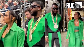 Gucci Mane And Wife Get Presidential Treatment At Bucks Celtics Playoff Game [upl. by Ettevets]