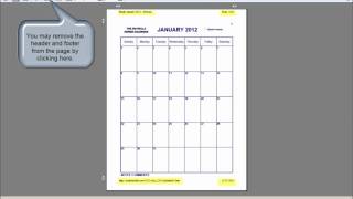 The NoFrills Printable Calendar  How To Print Our Calendars in Portrait and Landscape Mode [upl. by Atlee240]