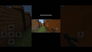 Normal day at Da hood minecraft roblox mrbeast wanted [upl. by Atiuqehc]