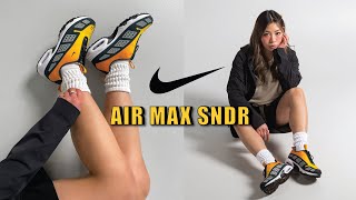 Nike Air Max Sunder Canyon Gold  Unboxing  On Feet [upl. by Natek]