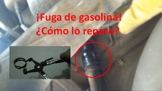 Cambio del tubo flexible del tanque de gasolina [upl. by Lexie]