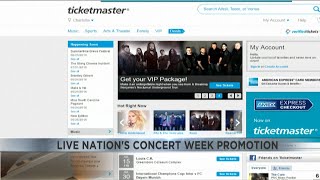 Live Nations Concert Week offering 25 tickets for more than 100 concerts [upl. by Vizza]