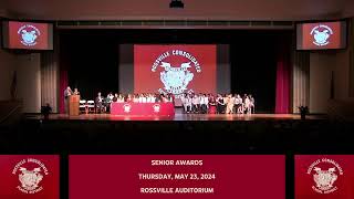 20232024 Rossville High School Senior Awards Recognition [upl. by Wolfie872]