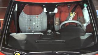 Euro NCAP  Fiat 500L  2012  Crash test [upl. by Burnight]