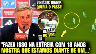 🚨NOSSA Olha como o CARLO ANCELOTTI E OS JOGADORES DO REAL MADRID REAGIRAM AO GOLAÇO DE ENDRICK [upl. by Bouzoun662]