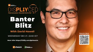 Banter Blitz with David Howell  DisPLAYced fundraising for refugees worldwide [upl. by Thorfinn]