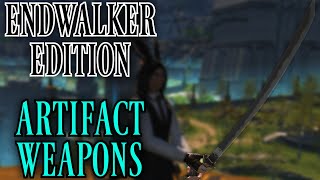 Endwalker Artifact Weapons Dyes FFXIV Patch 60 [upl. by Salvay]