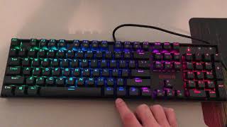 Redragon Mitra  RGB effects [upl. by Nicolis688]