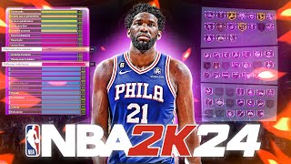 CES DEUX PIVOTS SONT LES MEILLEURS POUR FAIRE DU RECPRO AM  NBA 2K24 [upl. by Ynnus]